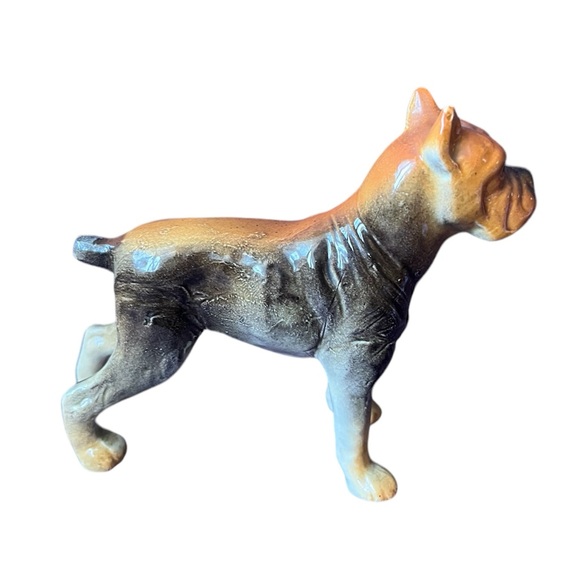 Vintage Porcelain Boxer Dog Figurine - Picture 4 of 7